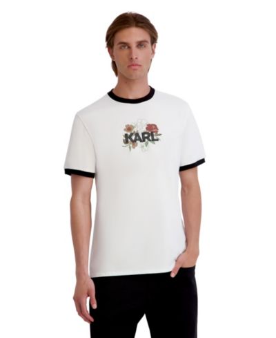 KARL LAGERFELD PARIS Men's Graphic Short-Sleeve T-Shirt