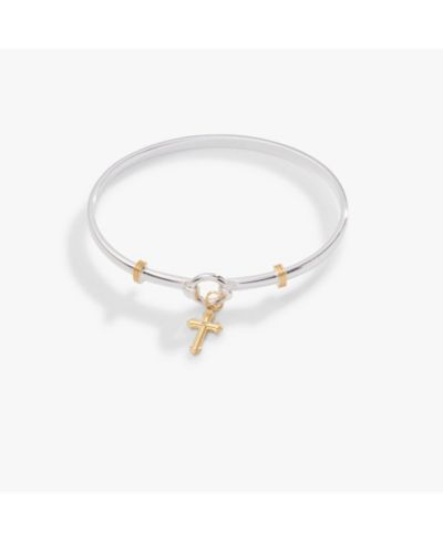 Alex and Ani Cross Clip Bangle