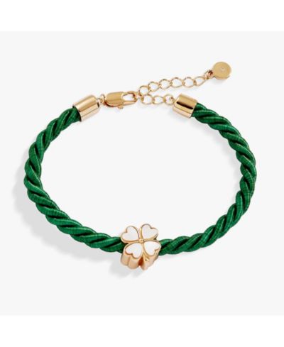 Браслет Alex and Ani Four Leaf Clover Cord
