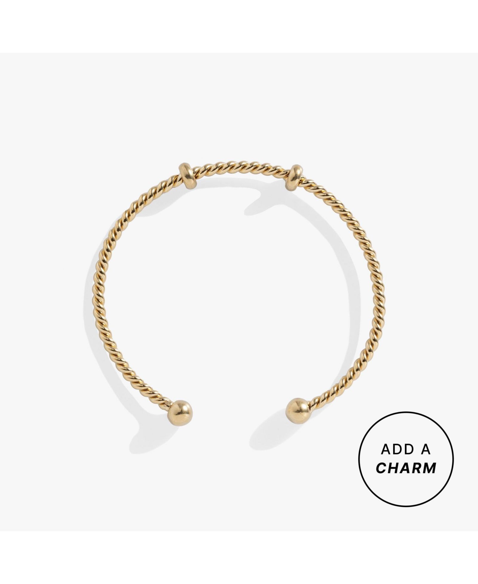 Alex and Ani Французский браслет-кафф с цепочкой Charm Bracelet