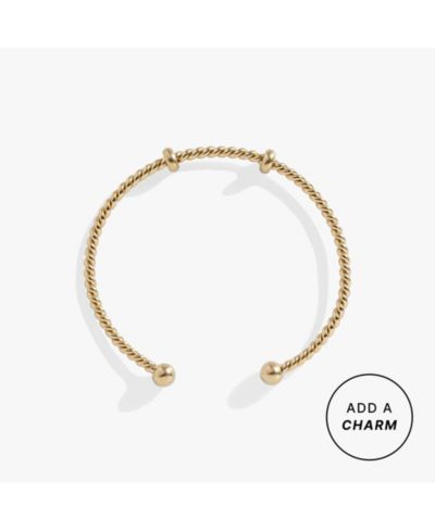 Alex and Ani French Rope Charm Bracelet Cuff
