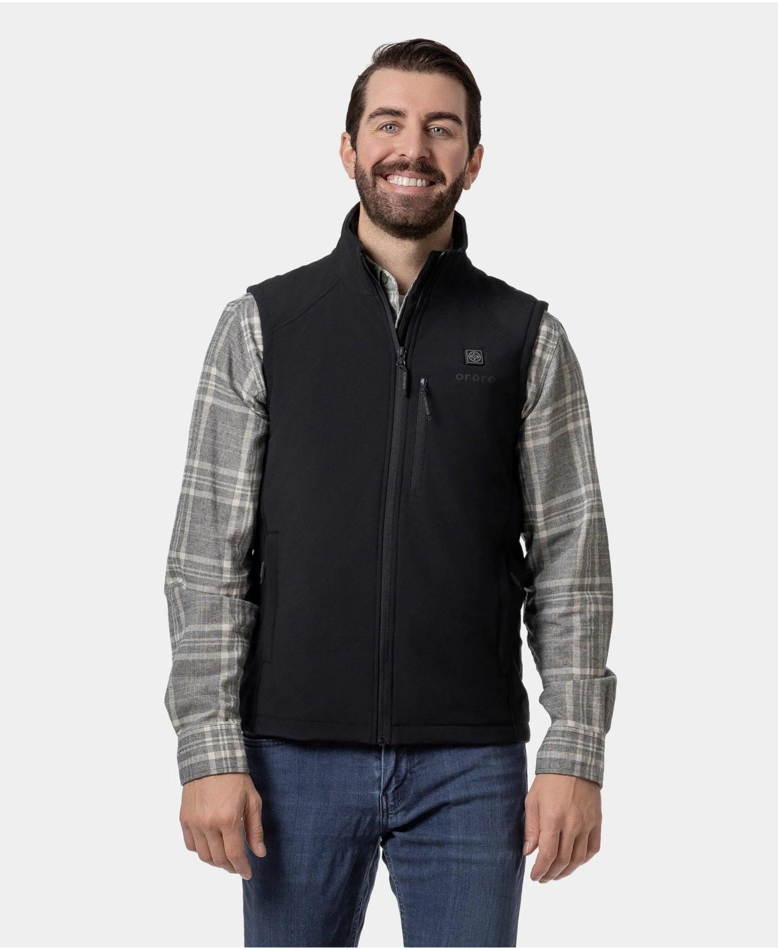 ororo Men's 4-Zone Heated Softshell Vest
