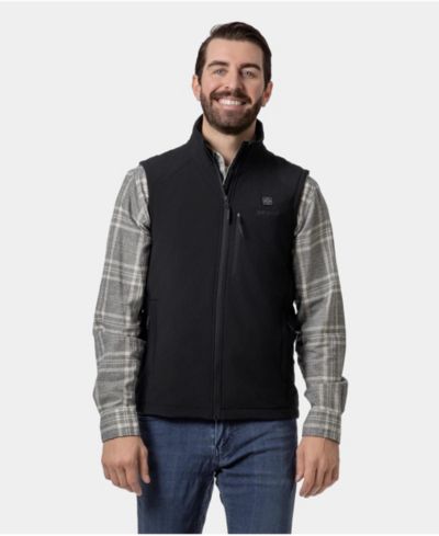Мужской софтшелл жилет ororo с 4 зонами обогрева