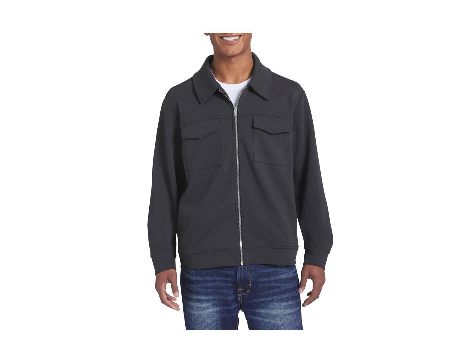 dkny Мужской Empire Knit Zip-Up Jacket