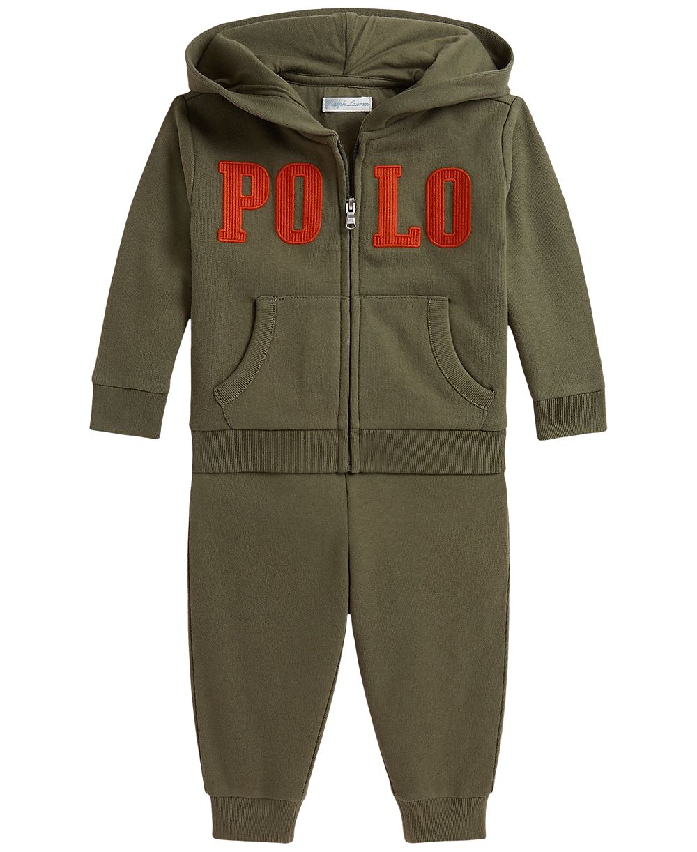 Детский комплект Polo Ralph Lauren Fleece Full-Zip Hoodie и Pants, 2-Piece Set