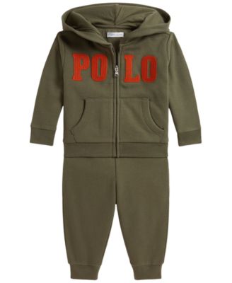 Детский комплект Polo Ralph Lauren Fleece Full-Zip Hoodie и Pants, 2-Piece Set