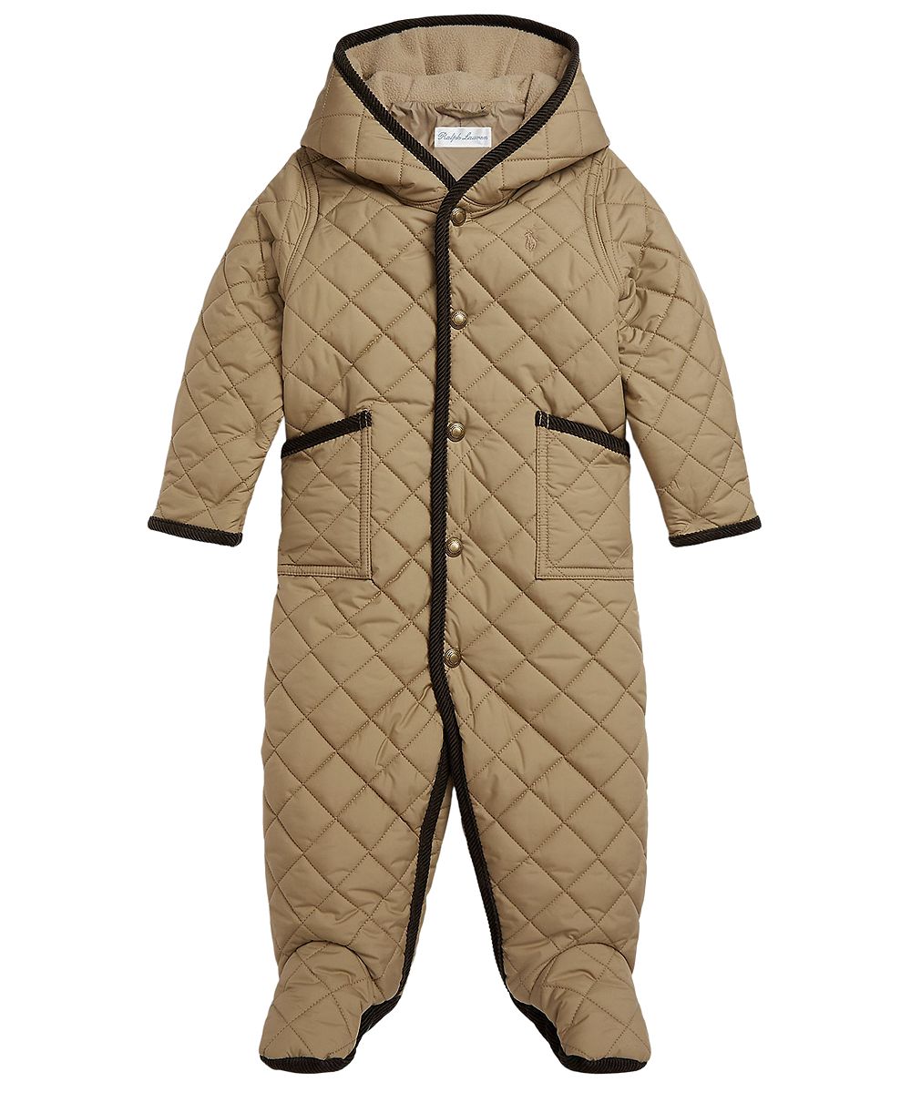 Детский комбинезон Polo Ralph Lauren Baby Boys' and Baby Girls' One Piece Hooded Snowsuit