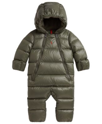 Polo Ralph Lauren Baby Boys' Down Hooded Bunting Snowsuit