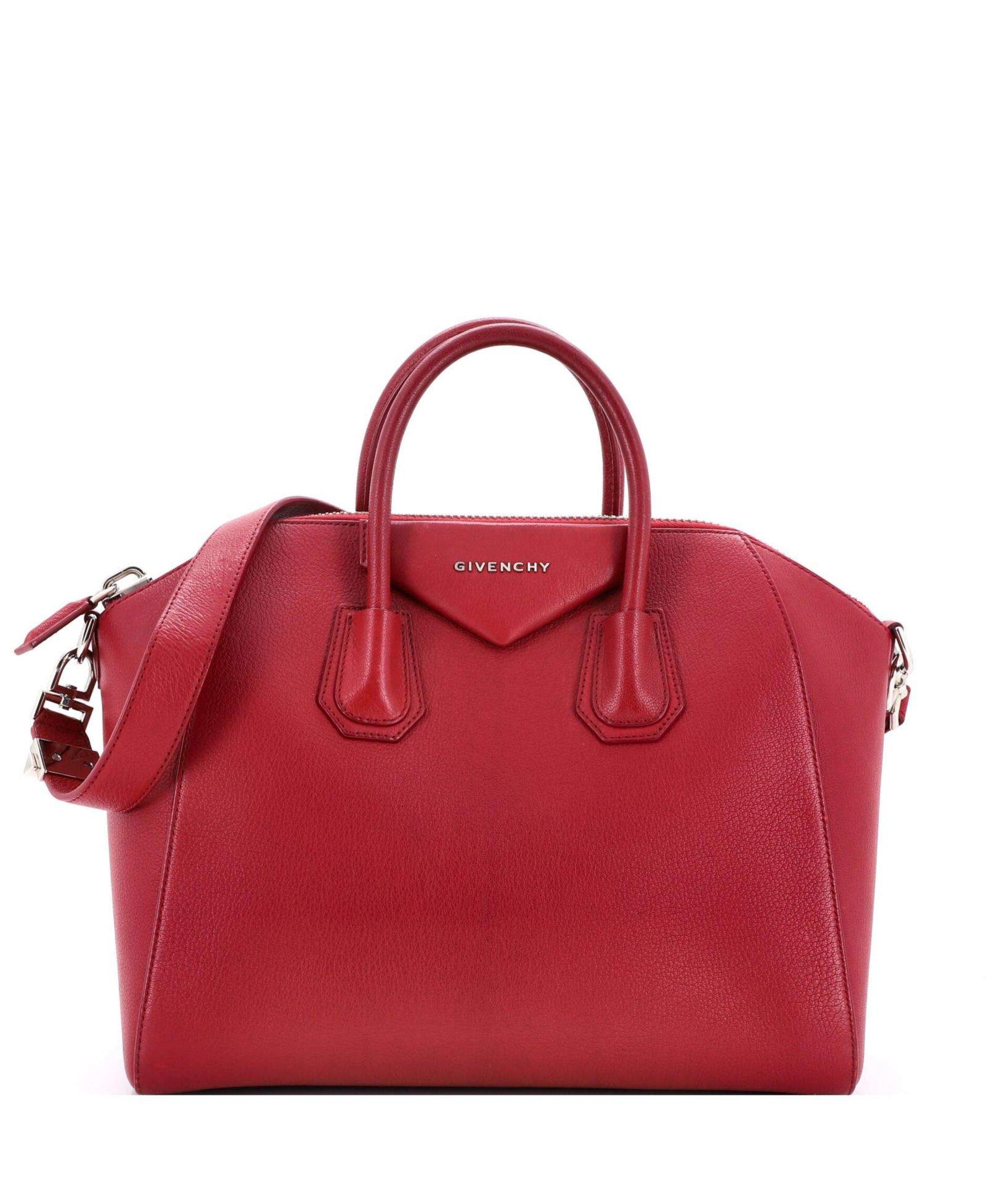 Pre-Owned Givenchy Medium Antigona Bag Glazed Leather