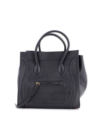 Средняя сумка Celine Phantom из тисненой кожи (Pre-Owned)