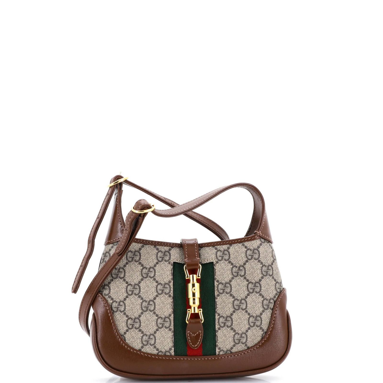 Pre-Owned Gucci Mini Jackie 1961 Hobo GG Coated Canvas