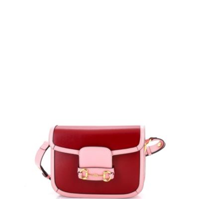 Pre-Owned Gucci маленькая кожаная сумка на плечо Horsebit 1955