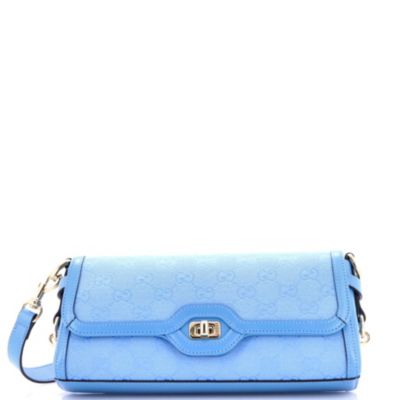 Б/у сумка через плечо Gucci Small Luce из канваса