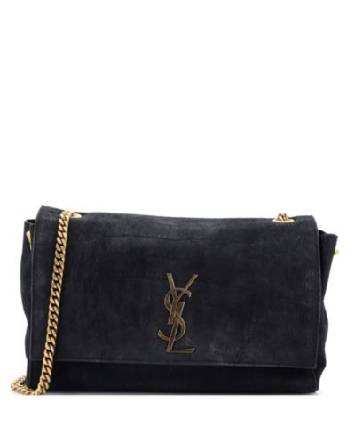 Сумка через плечо Pre-Owned Saint Laurent Classic Monogram Reversible Nubuck and Suede