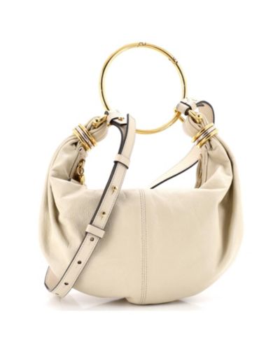 Pre-Owned Chloe Small Bracelet Hobo Bag Leather