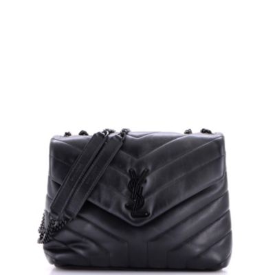 Pre-Owned Saint Laurent сумка через плечо Loulou из кожи с узором Matelasse Chevron