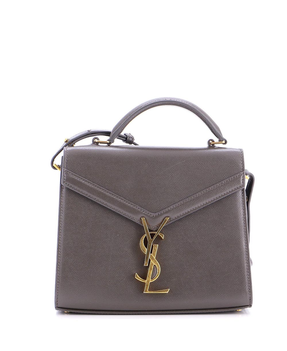 Pre-Owned Saint Laurent Mini Cassandra Top Handle Bag Leather