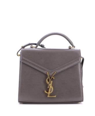 Pre-Owned Saint Laurent Mini Cassandra Top Handle Bag Leather