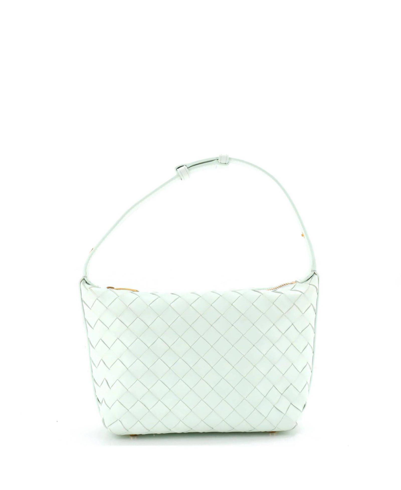 Pre-Owned Bottega Veneta Mini Wallace Shoulder Bag Intrecciato Nappa