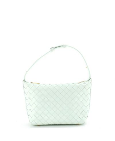 Pre-Owned Bottega Veneta Mini Wallace Shoulder Bag Intrecciato Nappa