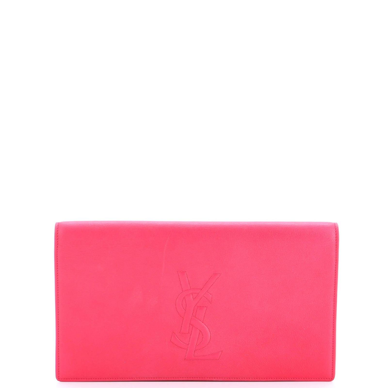 Pre-Owned Saint Laurent Large Belle de Jour Clutch Leather
