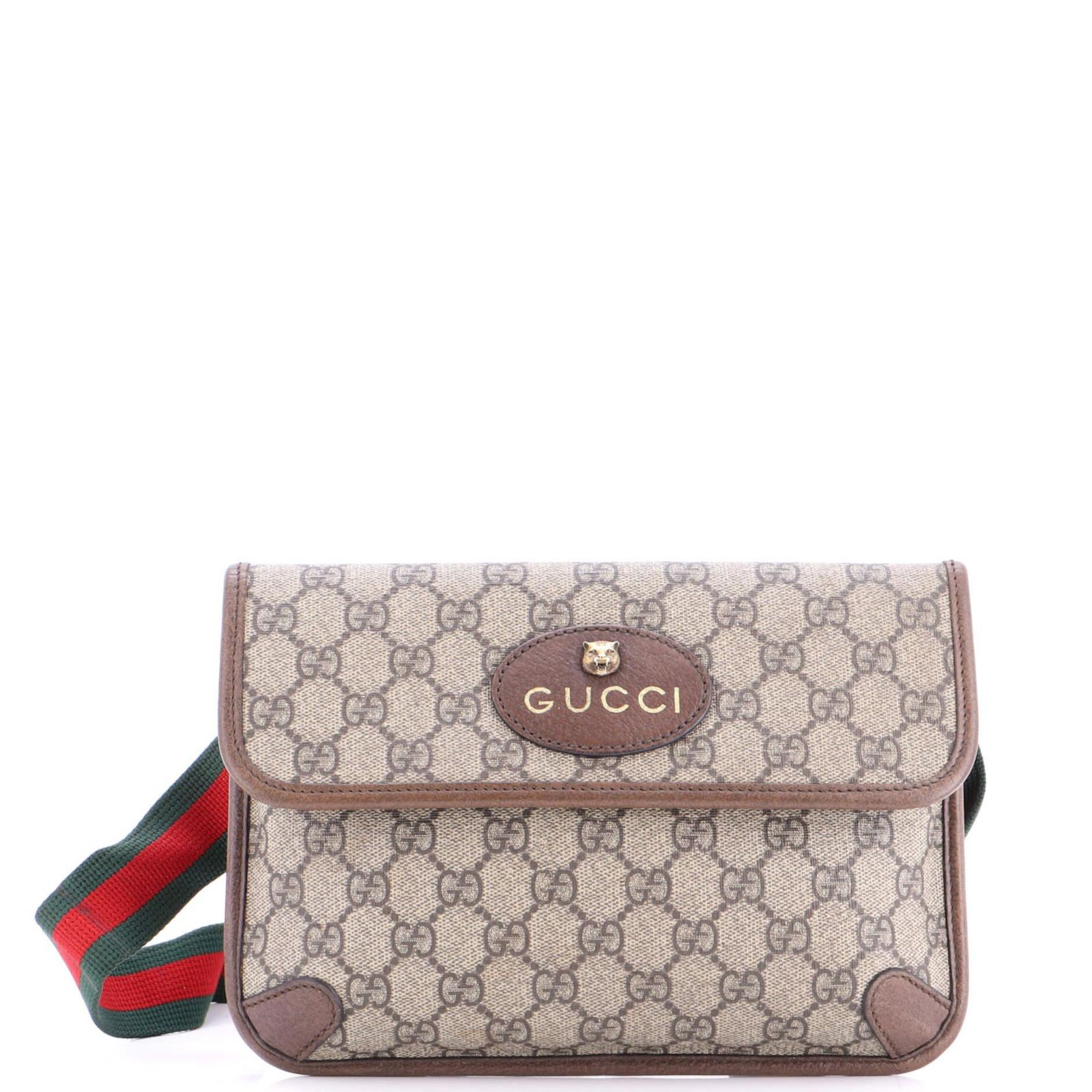 Pre-Owned Gucci Small Neo Vintage Flap Messenger GG Coated Canvas