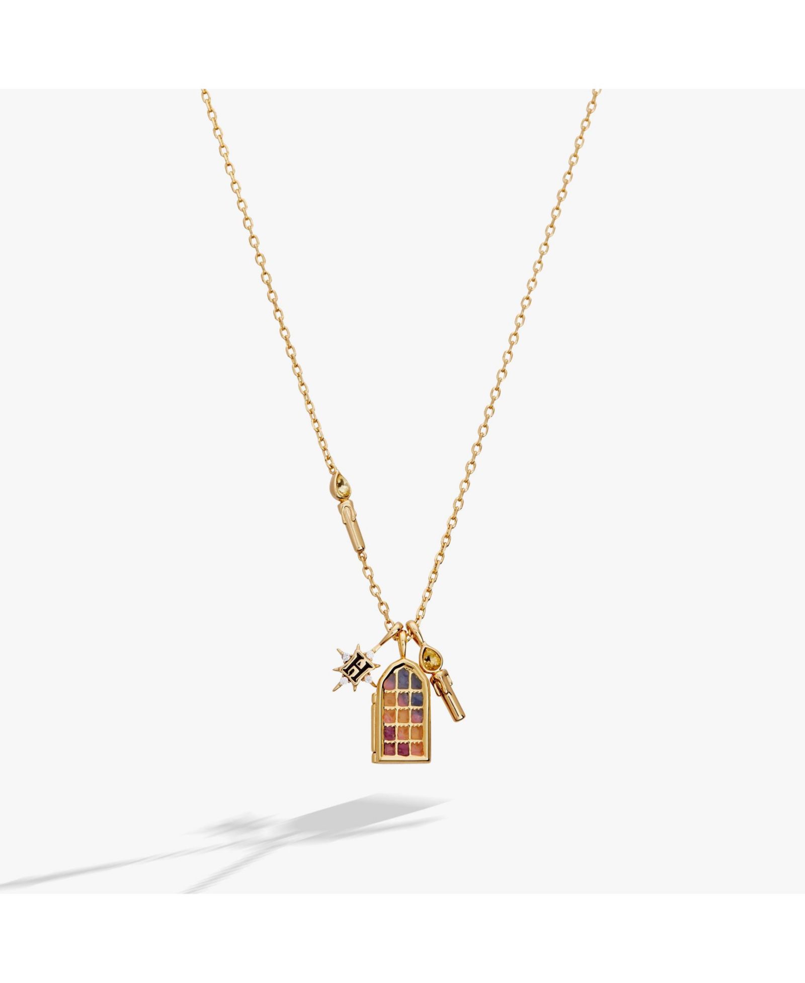 Подвеска Alex and Ani Harry Potter Hogwarts Great Hall Cluster Charm