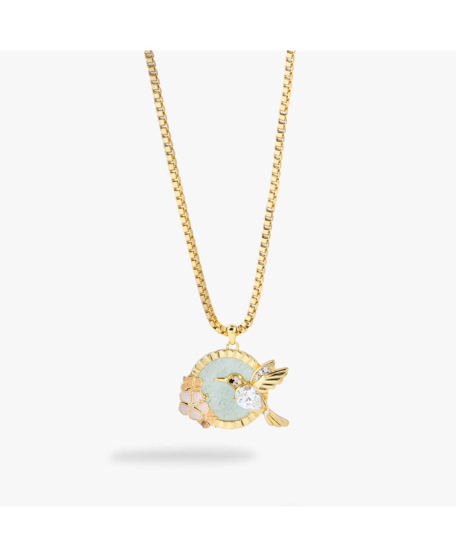 Подвеска-кулон Alex and Ani Hummingbird Gemstone