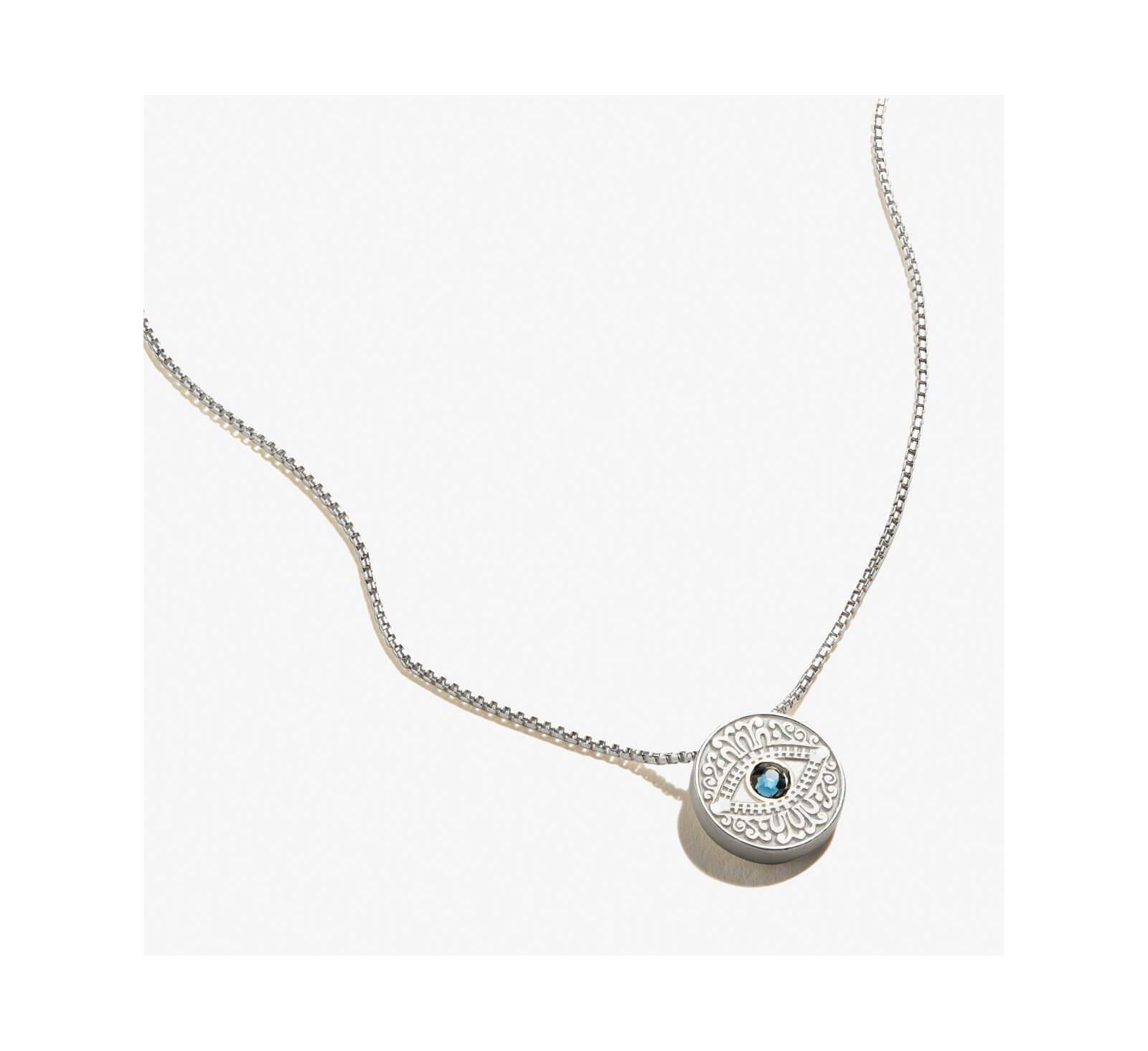 Alex and Ani Ожерелье с кулоном Evil Eye Crystal