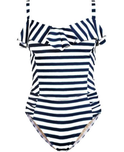 Lands' End Women's Ruffle Midkini Set
