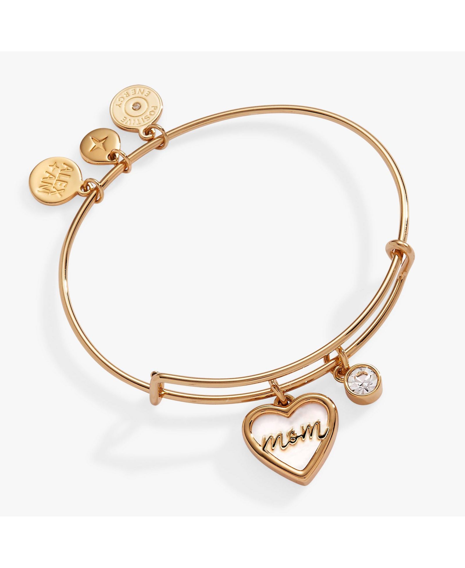 Alex and Ani браслет Mom Mother of Pearl Bangle