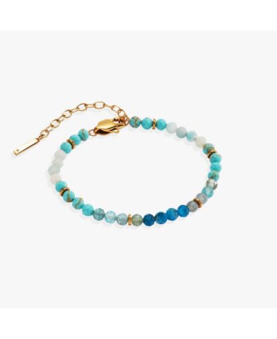 Alex and Ani бисерный браслет Turquoise Ombre