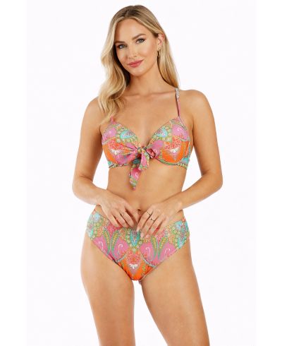 Женский купальник La Moda Clothing Tropical Paisley Bikini Set