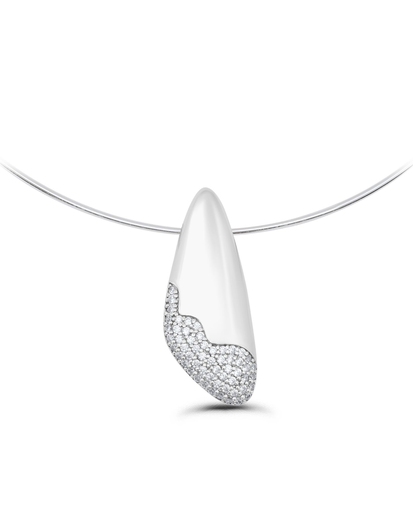 Christian Siriano New York ожерелье-чокер с круглым треугольным кулоном из золота 14k