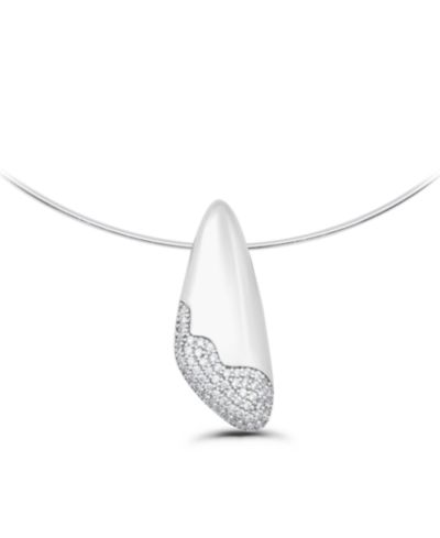 Christian Siriano New York ожерелье-чокер с круглым треугольным кулоном из золота 14k