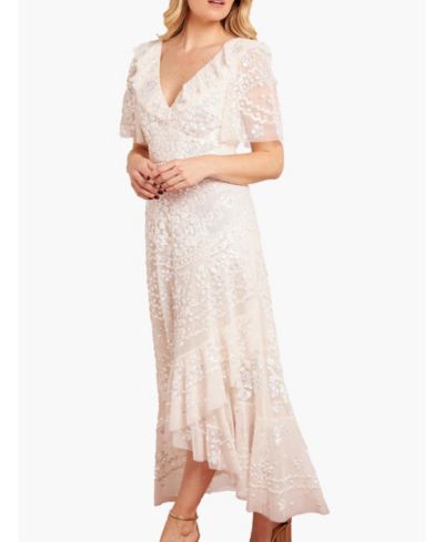 Женское вечернее платье Needle & Thread Anais Sequin Frill Ankle