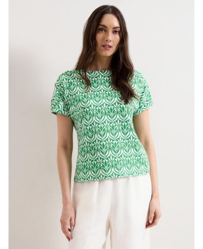 Phase Eight Women's Suzie Short Sleeve Boat Neck Top