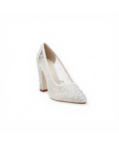 Forever & Always Shoes Женские туфли-лодочки Margaret Ivory Lace Stiletto