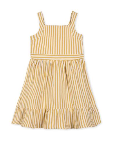 Детское летнее платье Hope & Henry Organic Knit Tank Sundress с воланами