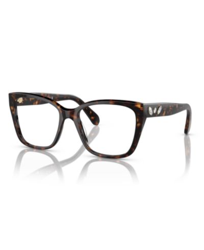 The clear crystals inside a chic metal encasing accentuate the temples, giving any outfit a subtle dose of glamor but still with an easy-to-wear feel.