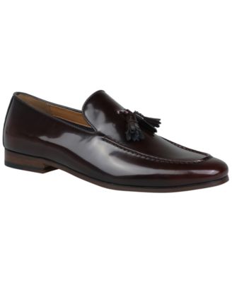 Bar III Men's Genuine Leather Tassel Loafers