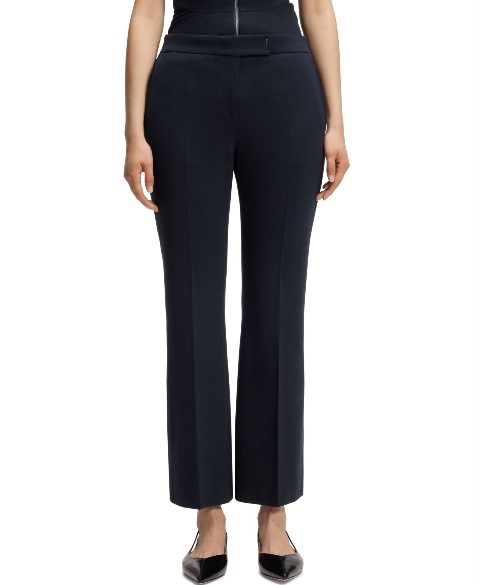 Женские брюки BOSS by Hugo Boss Stretch Jersey Flared-Fit