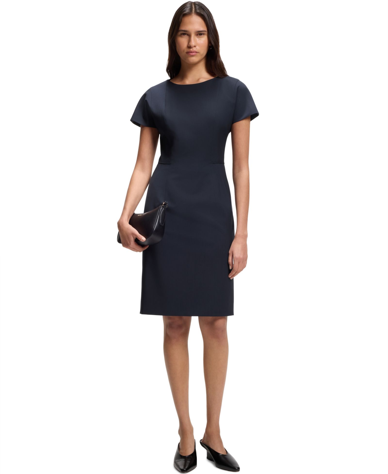 Женское платье BOSS by Hugo Boss Stretch Wool Slim-Fit