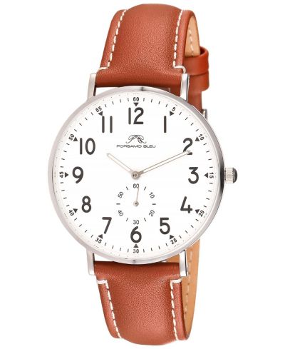 Часы Porsamo Bleu Men's Rowan Genuine Leather Band 1471CROL