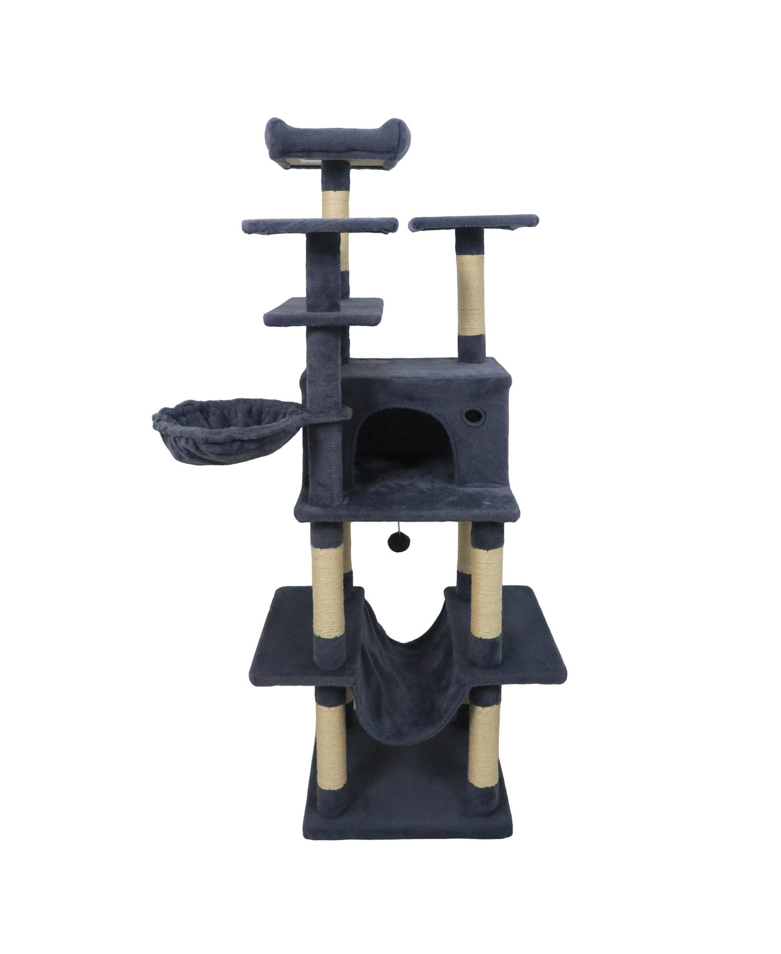 Игровой комплекс для кошек COZITO 63 inch Tall многоуровневая башня для дома