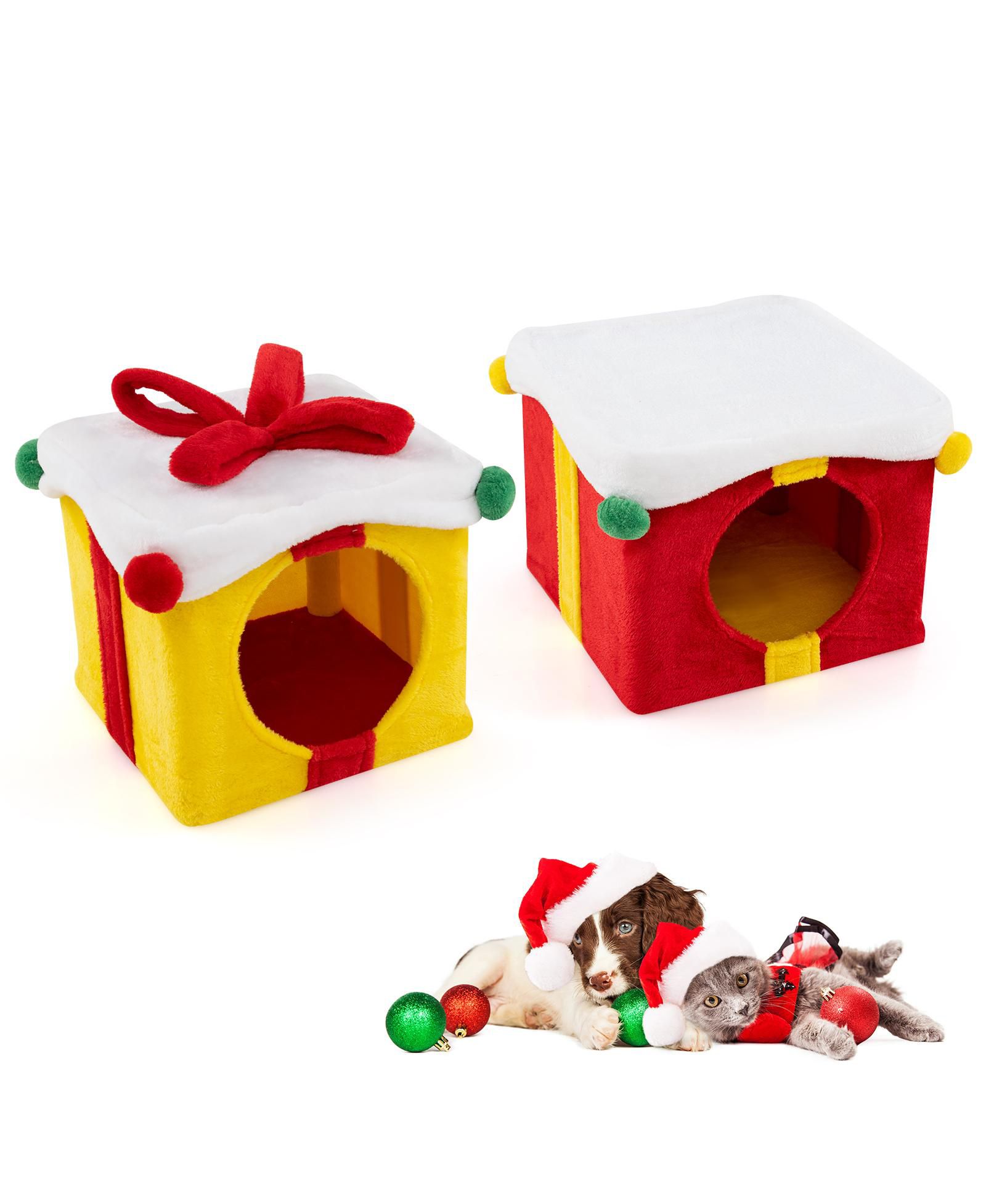 Домик для кошек COZITO Christmas Gift Box Shaped