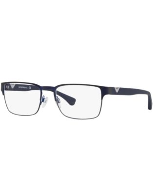 Emporio Armani Square Men's Eyeglasses, EA1027