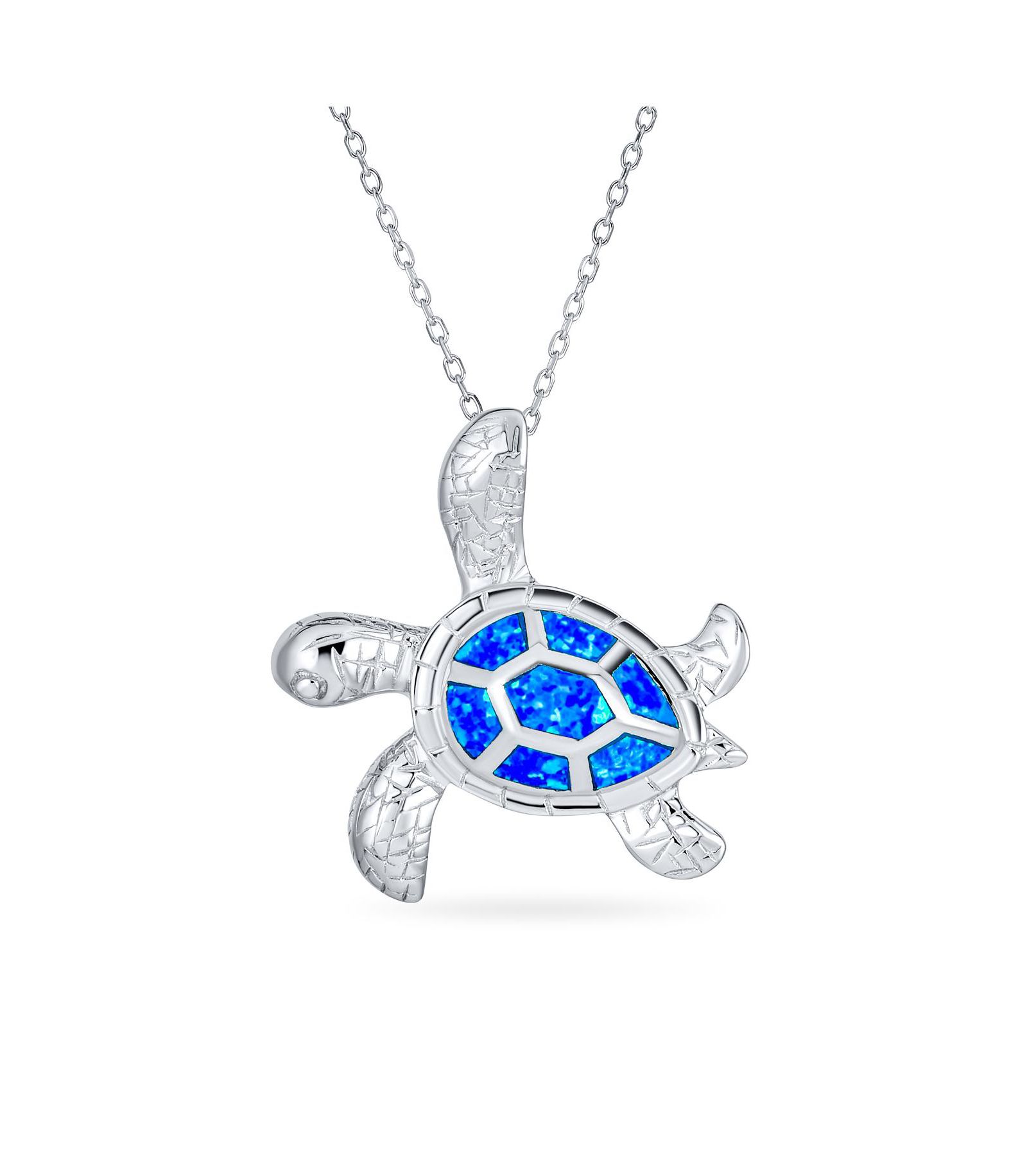 Bling Jewelry ожерелье Turtle Pendant Necklace.925 Sterling Silver