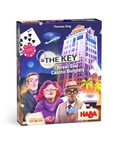 Haba The Key: Royal Star Casino Burglary Mystery Strategy Board Game, Ages 10+