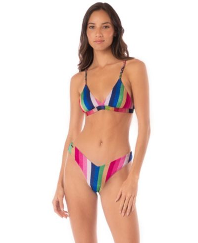 Maaji Women's Candy Stripes Rasha Bikini Top